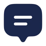 Chat Line SVG Icon